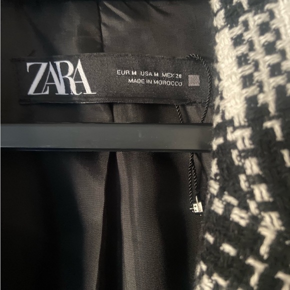 Zara Check Double Breasted Blazer - Picture 6 of 6